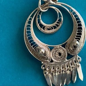 Sterling Silver Taxco Earrings